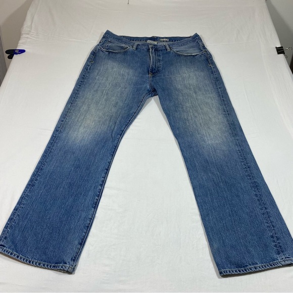 Ralph Lauren Straight Leg Jeans Womens High waist Distressed Medium wash… - Picture 5 of 10